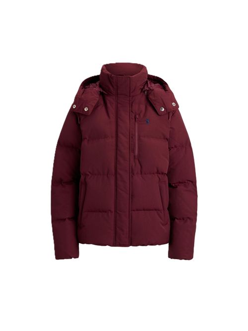 woven-puffer-coat classic wine Polo Ralph Lauren | 211-B17285-005CLASSIC WINE